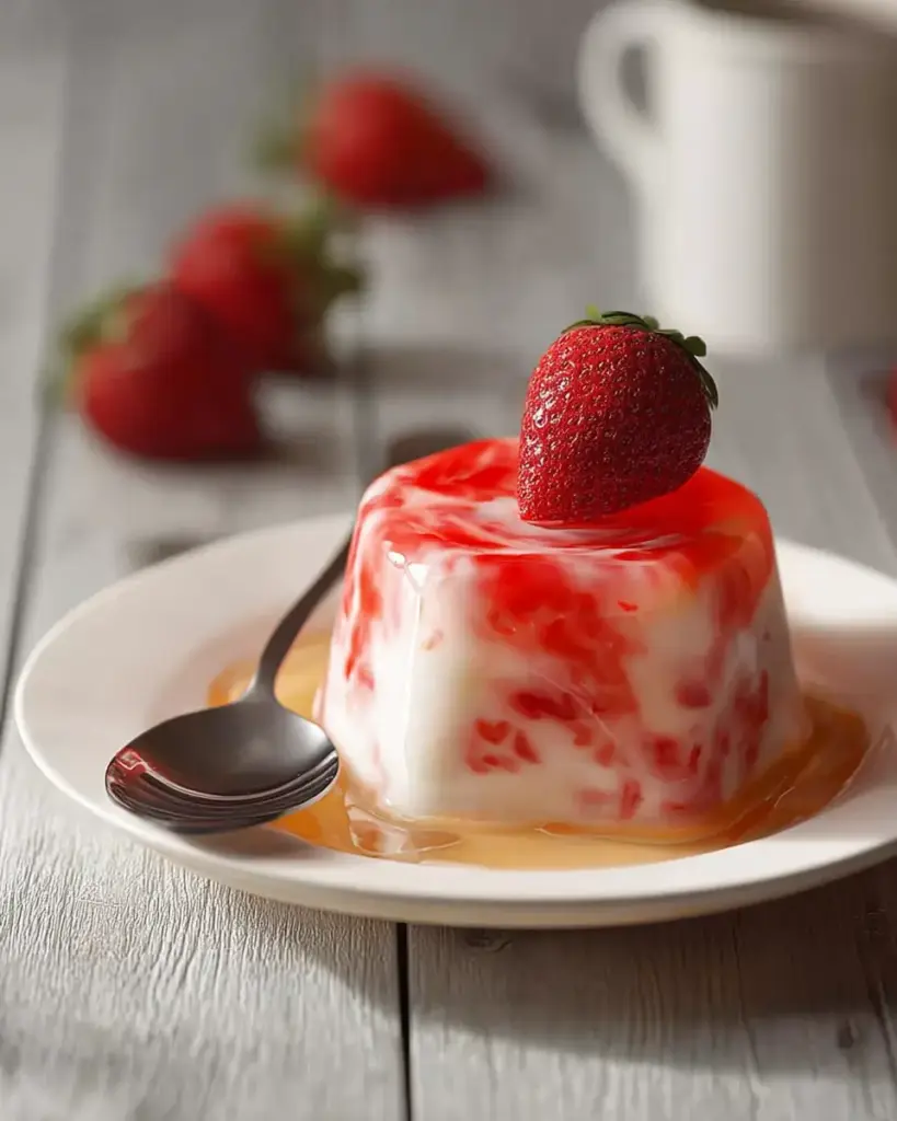 A delicious plate of Greek Yogurt Jello