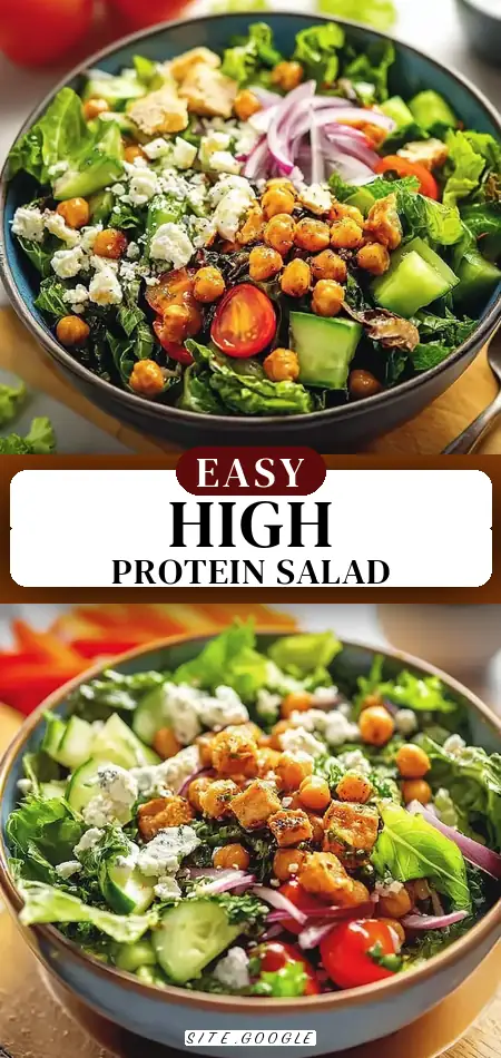 High-Protein Salad: A Wholesome Bowl of Flavor and Nourishment