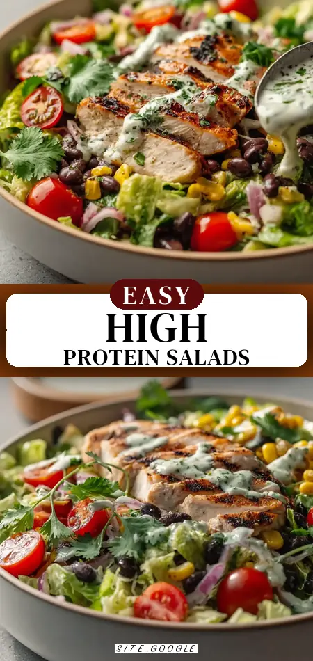 High Protein Salads