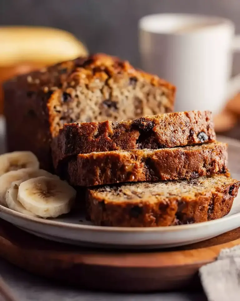 A delicious plate of High Protein Banana Bread