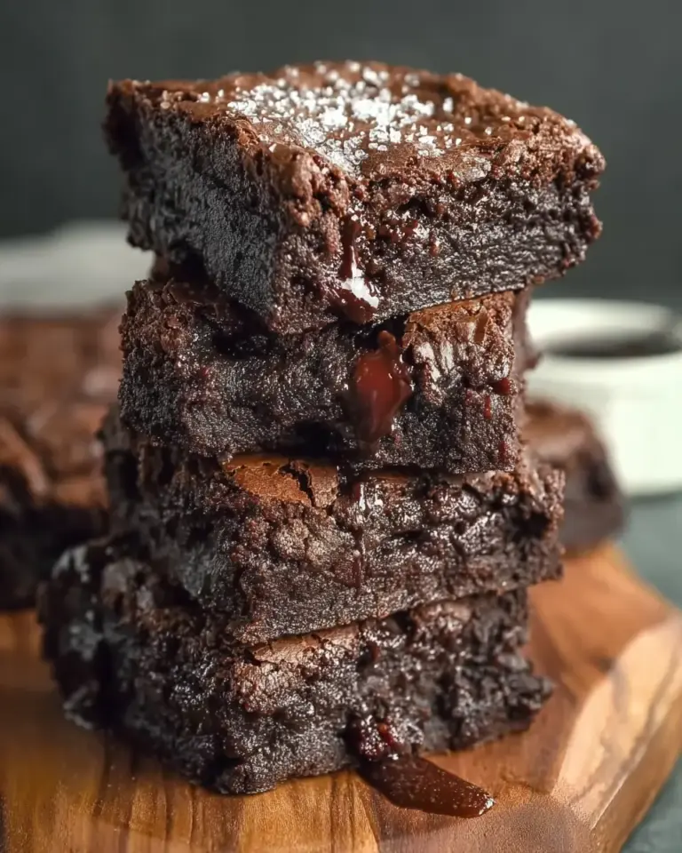 A delicious plate of Low Calorie Greek Yogurt Brownies