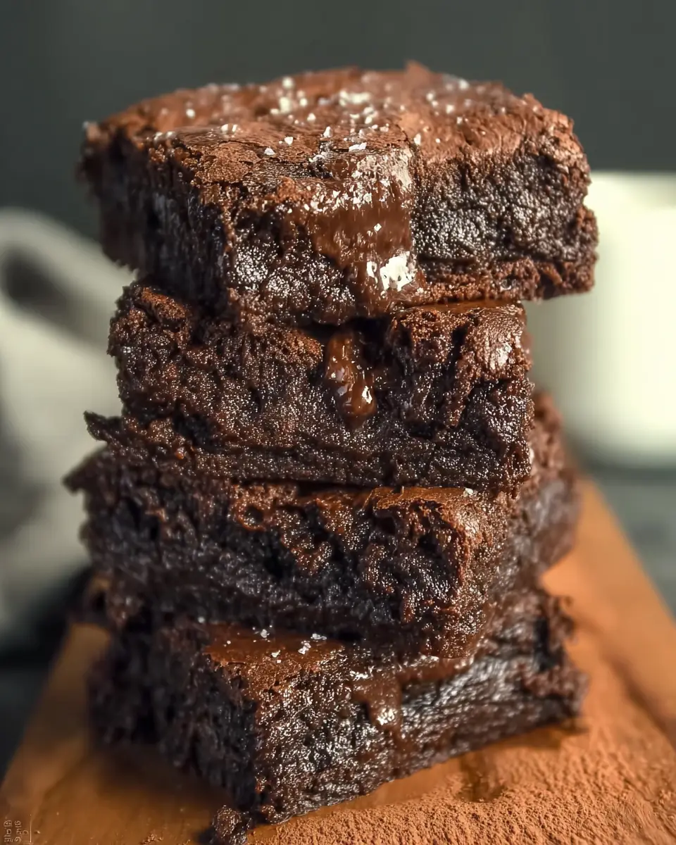 A delicious plate of Low Calorie Greek Yogurt Brownies