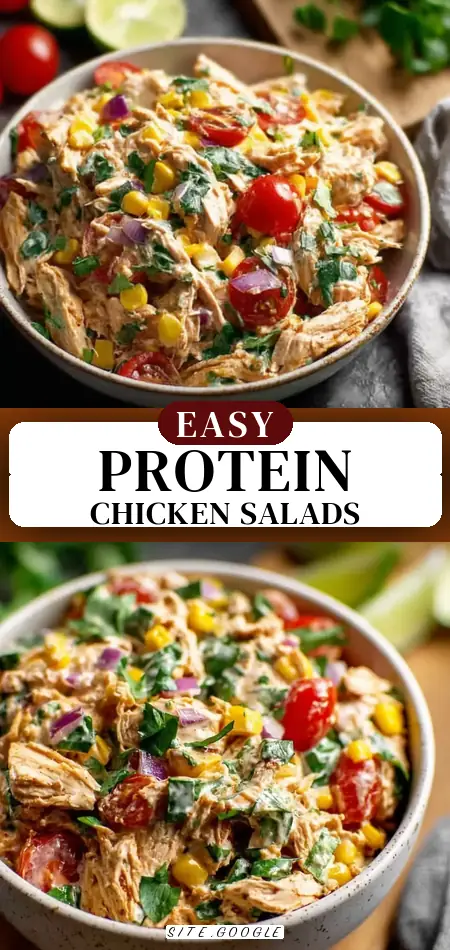 High Protein Chicken Salads