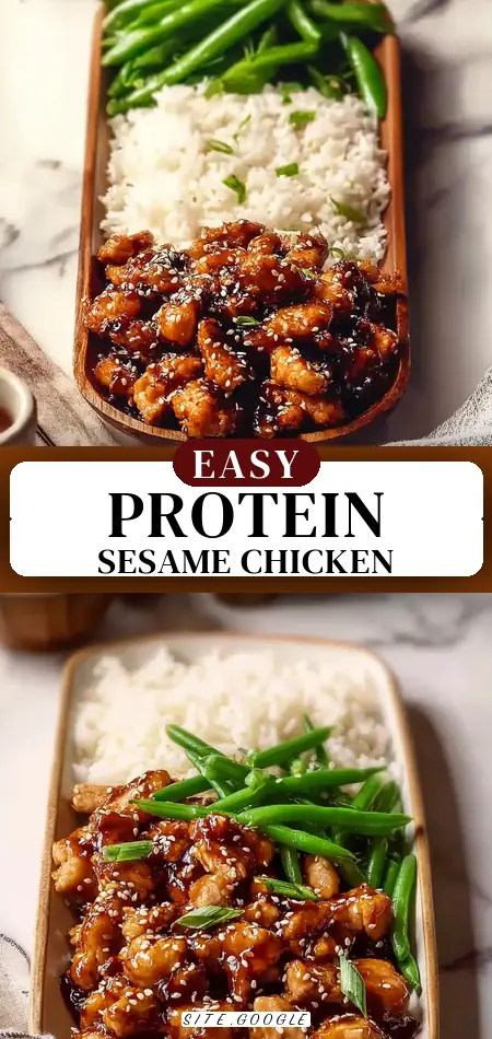Tasty High Protein Sesame Chicken