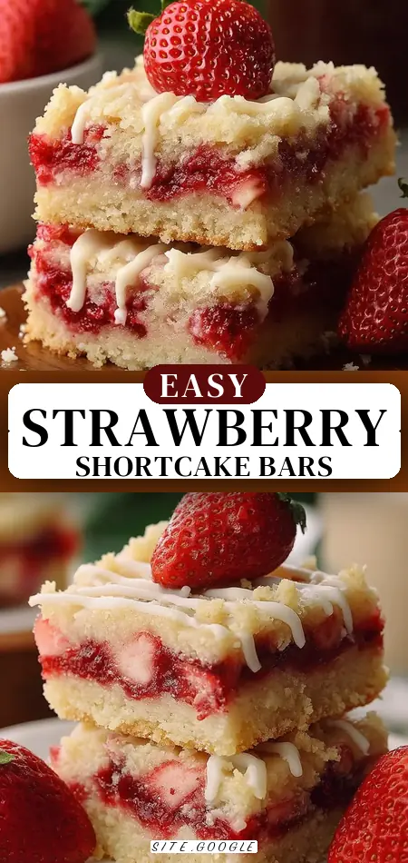 Strawberry Shortcake Bars Recipe