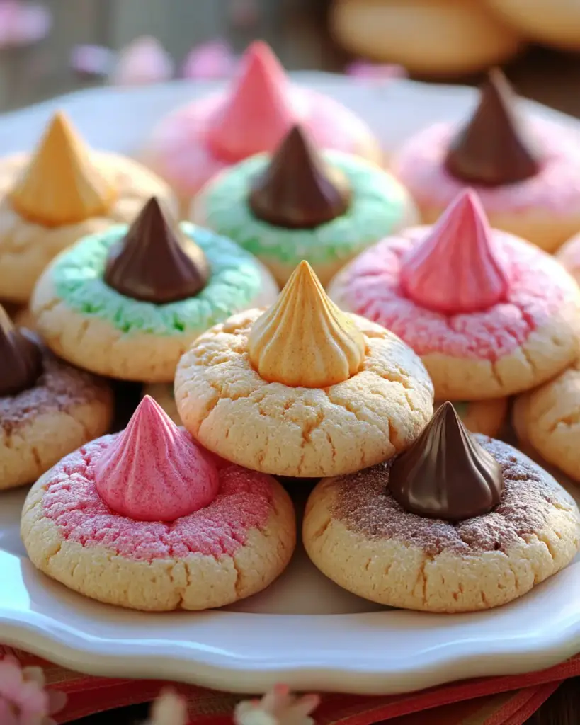 A delicious plate of Spring Blossom Cookies