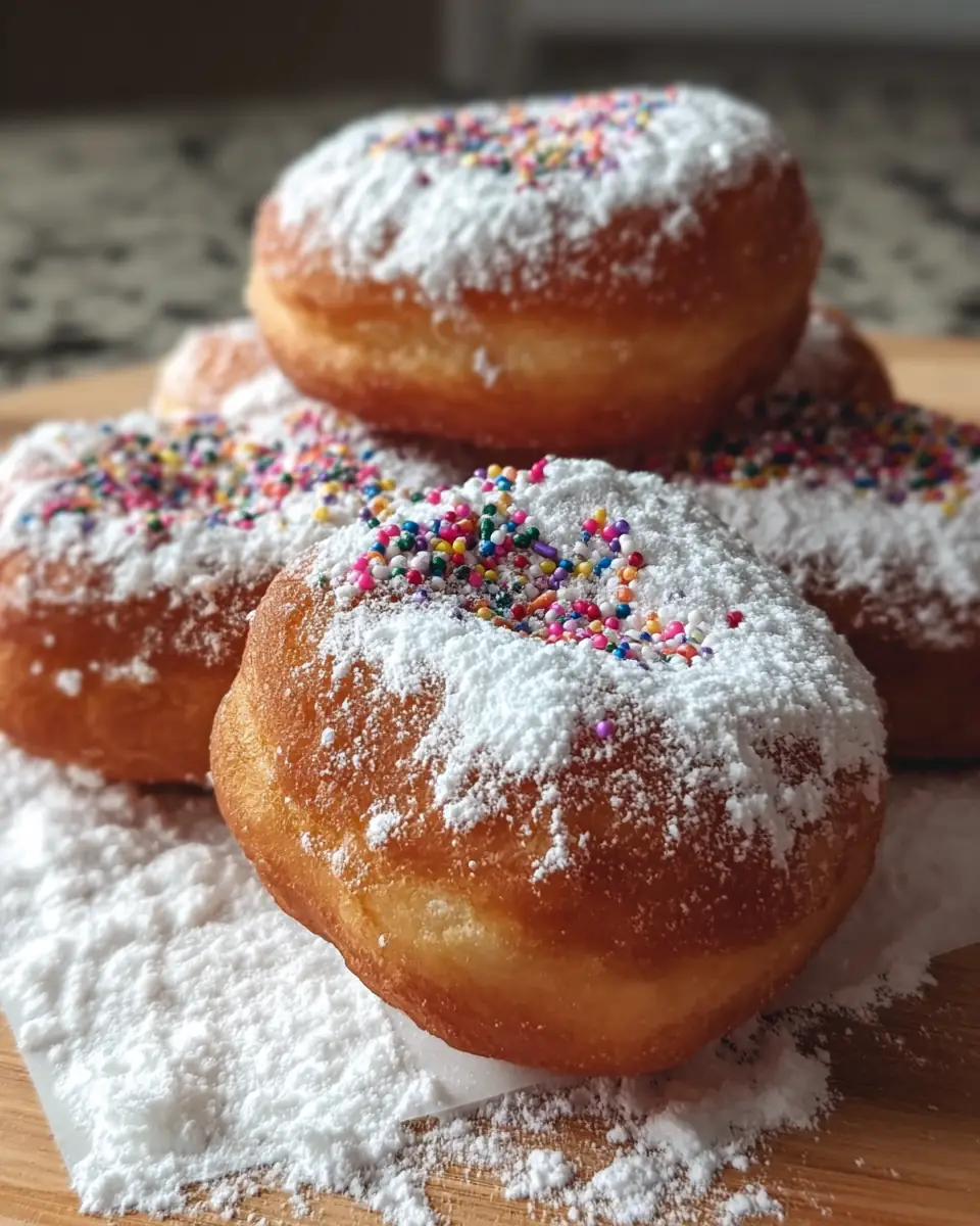 A delicious plate of Air Fryer Donuts (Canned Biscuit Hack): A Delicious Surprise!