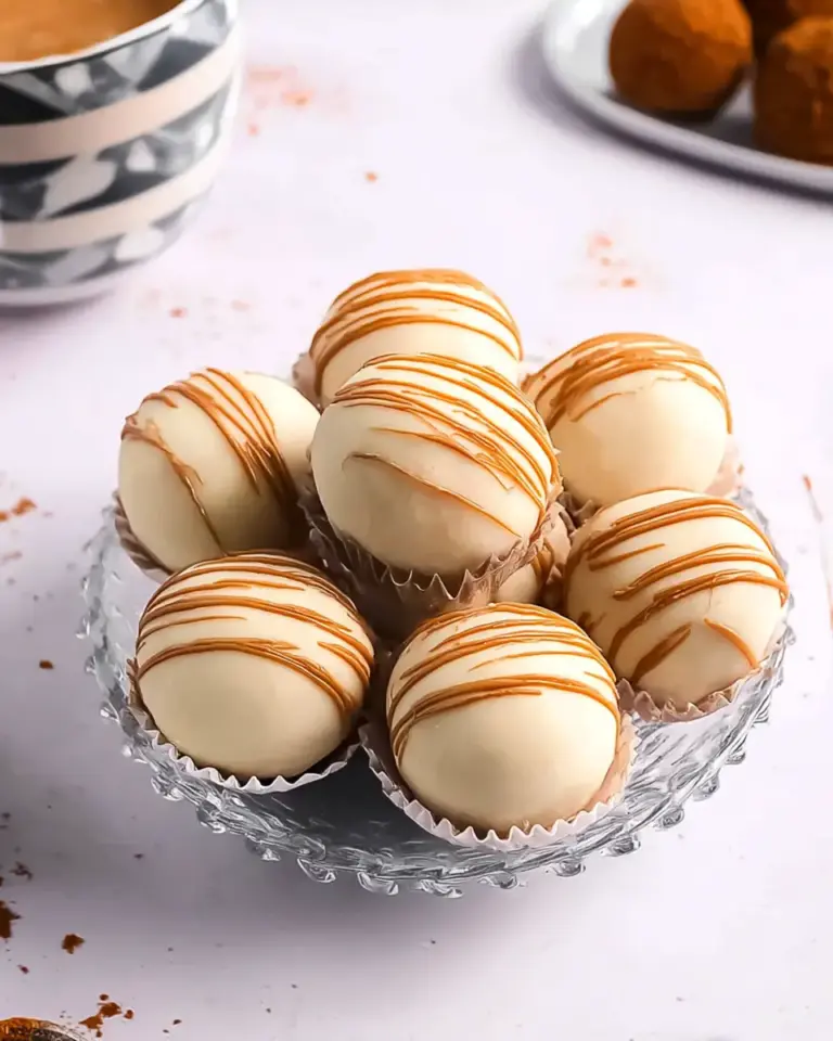 A delicious plate of Biscoff Truffles