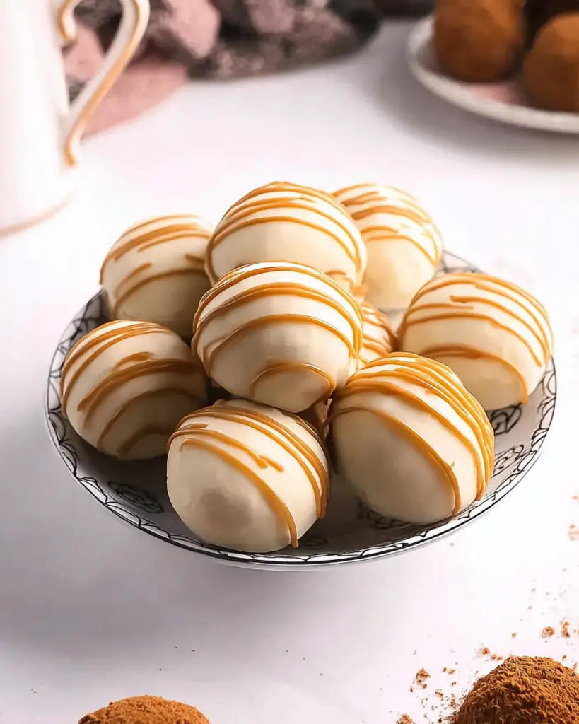 A delicious plate of Biscoff Truffles