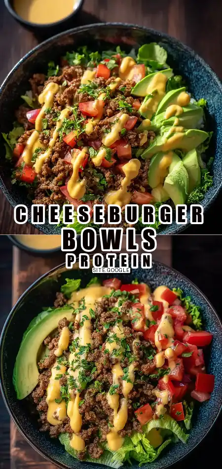 High-Protein Cheeseburger Bowls (Easy & Healthy Recipe)