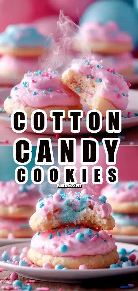 Delicious Cotton Candy Cookies That Sweeten Any Occasion