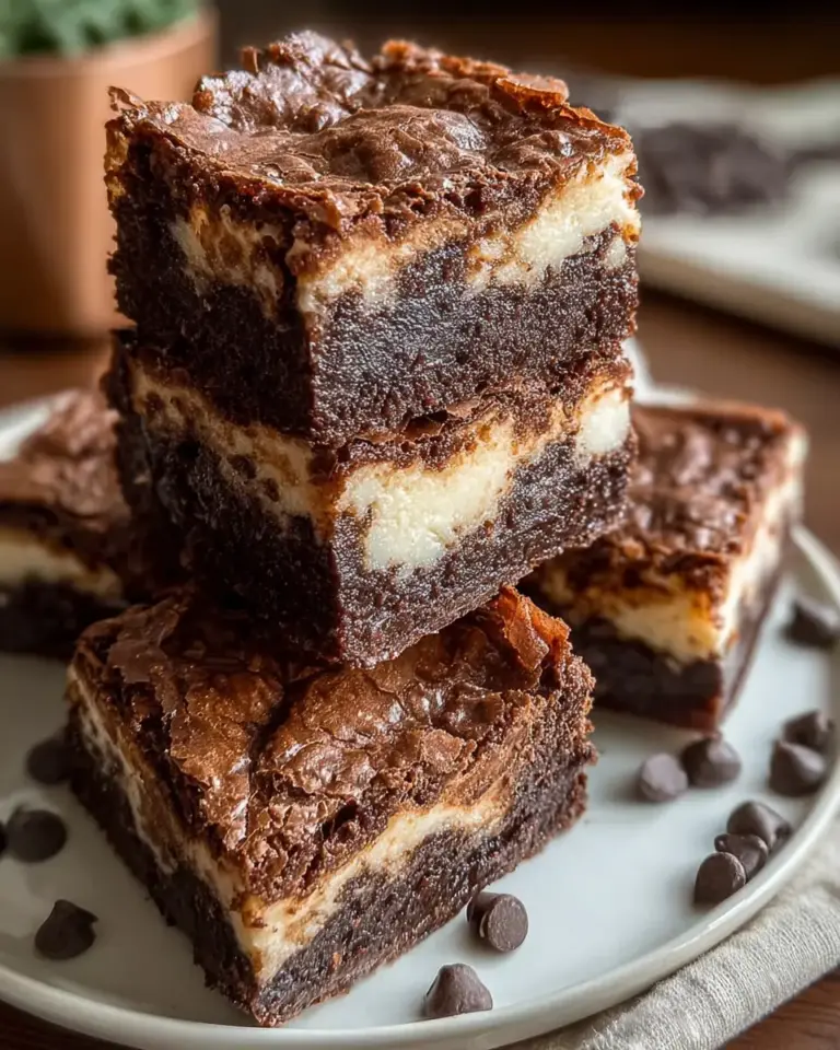 A delicious plate of Cottage Cheese Protein Brownies
