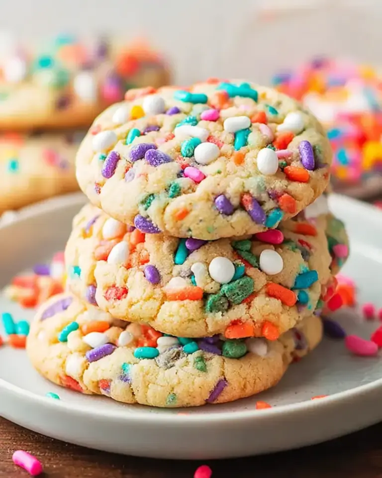 A delicious plate of Funfetti Cookies