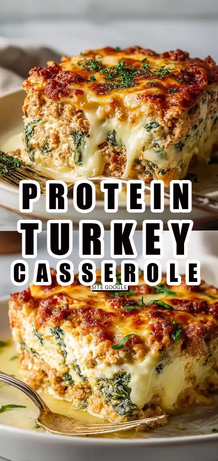 High Protein Ground Turkey Casserole (Easy, Cheesy, Family-Favorite)