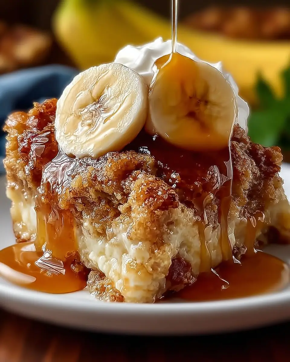 A delicious plate of Southern Banana Cobbler: A Delicious & Easy Dessert Recipe