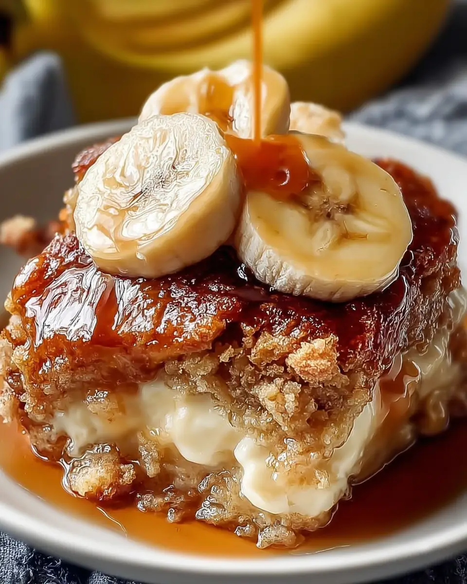 A delicious plate of Southern Banana Cobbler: A Delicious & Easy Dessert Recipe