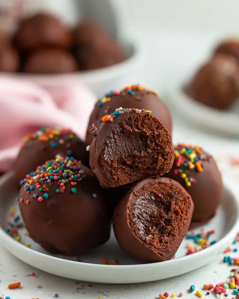 A delicious plate of 3 ingredient Nutella Truffles