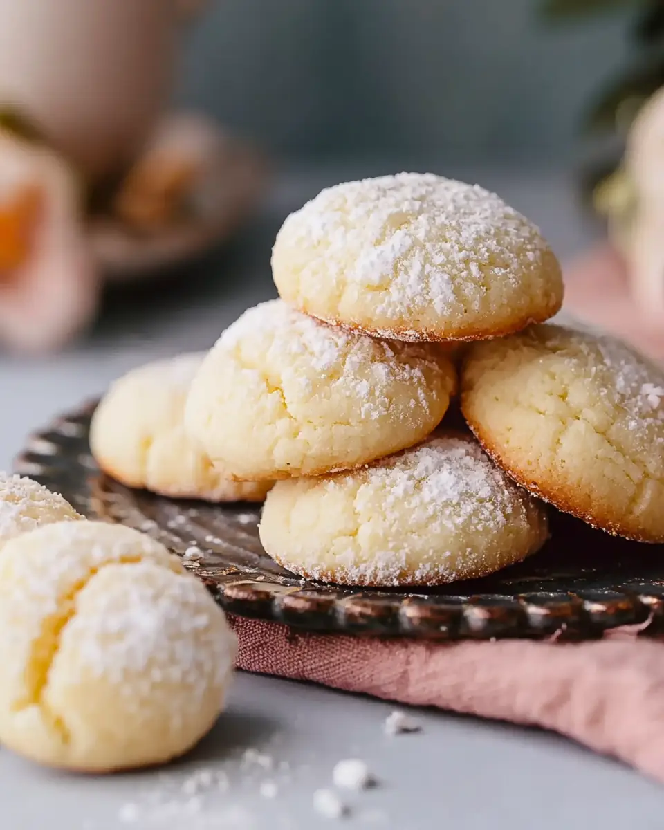 A delicious plate of 30-Minute 3-Ingredient Cookies Condensed Milk - Homefoodkitchen