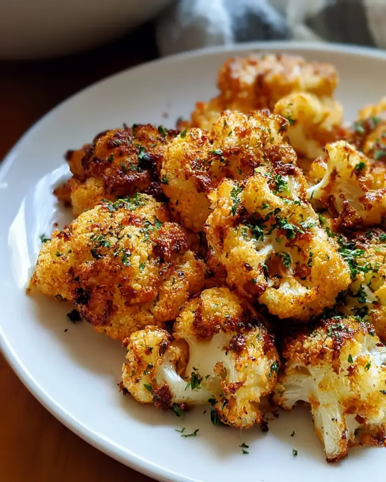A delicious plate of Air Fryer Cauliflower: Discover a Tasty, Healthy Delight!