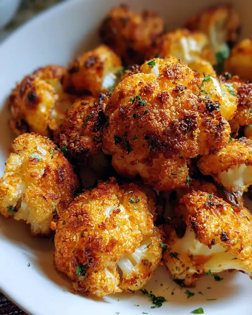 A delicious plate of Air Fryer Cauliflower: Discover a Tasty, Healthy Delight!
