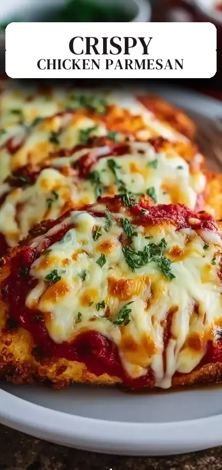 Pinterest pin (Design 2) for Air Fryer Chicken Parmesan