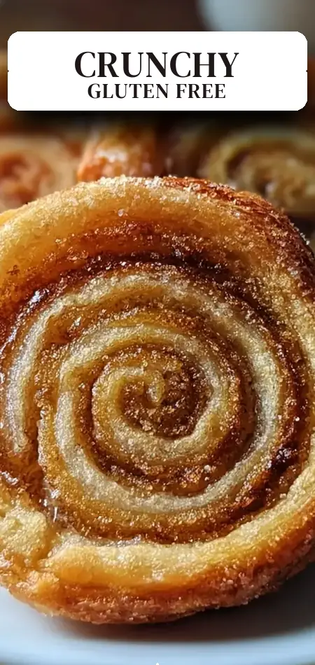 Pinterest pin (Design 2) for Deliciously Crunchy Gluten Free Palmier You Can Make Today