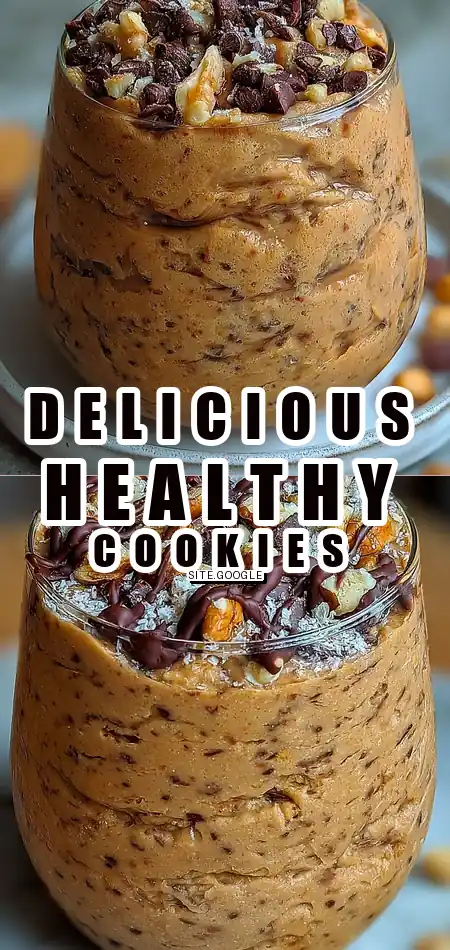 Pinterest pin (Design 1) for Cottage Cheese Protein Cookies: 12 Delish Yum Healthy Bite.