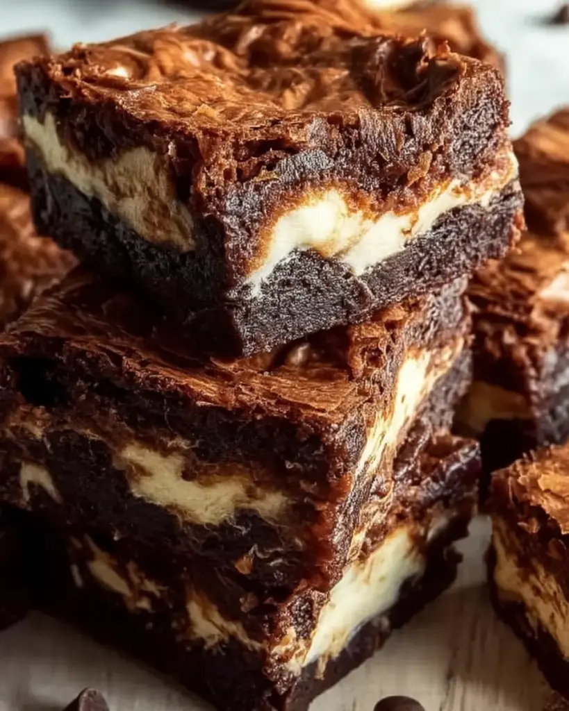 A delicious plate of Fudgy Protein Brownies