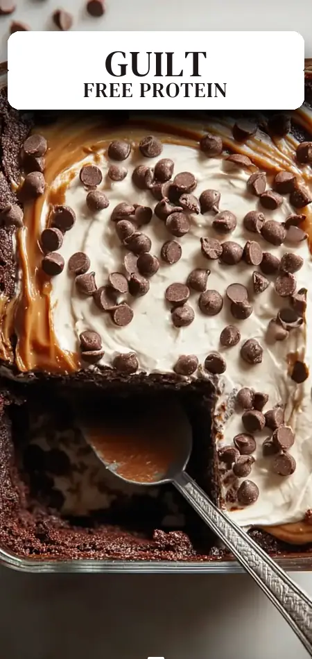 Pinterest pin (Design 2) for Two-Minute Protein Brownie – Guilt-Free & Delicious! Recipe