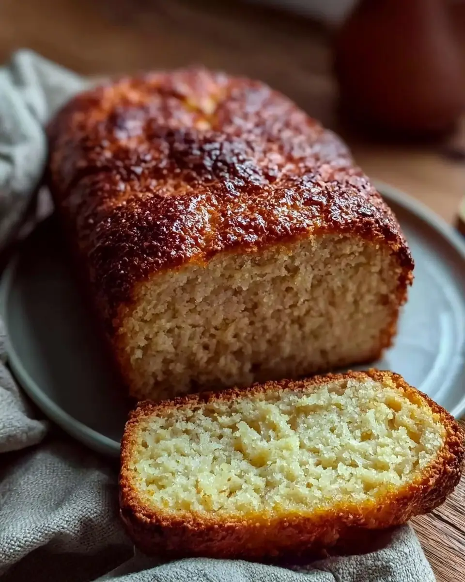 A delicious plate of High Protein 2-Ingredient Bread Recipe 22g Protein Quick and Easy