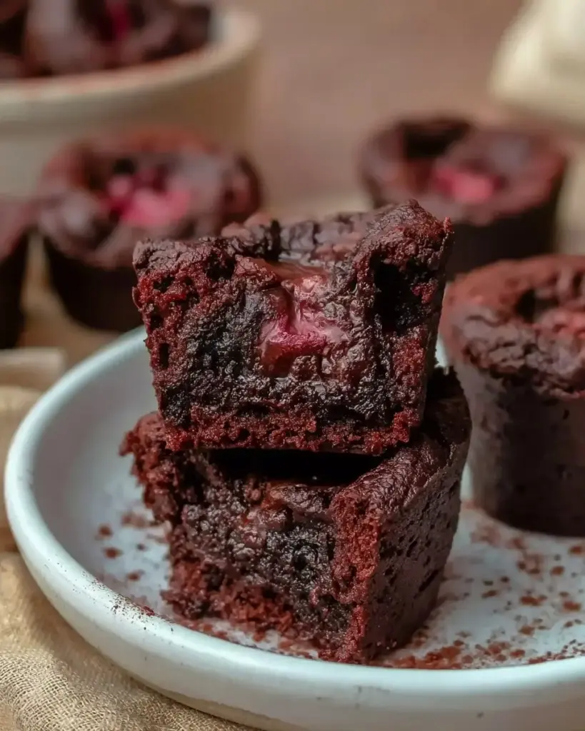 A delicious plate of High Protein Brownie Bites Recipe 5 Ingredients Flourless Easy