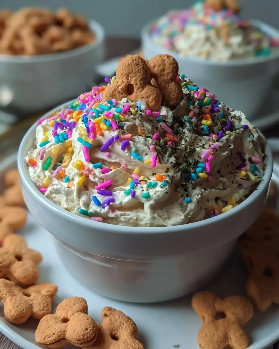 A delicious plate of High Protein Dunkaroo Dip
