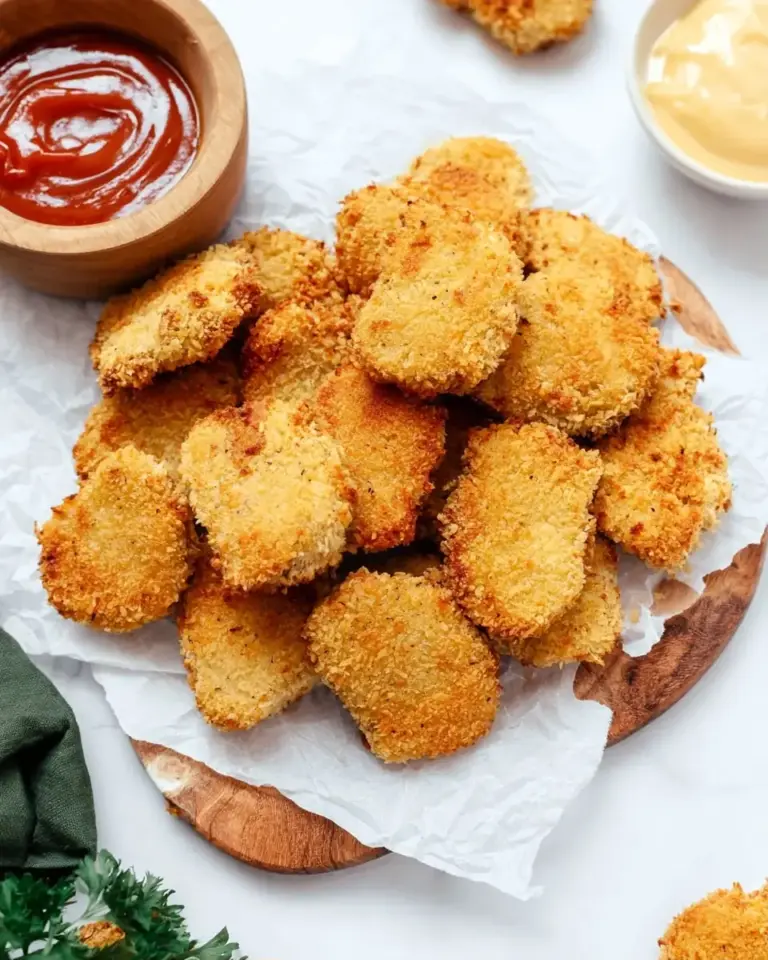 A delicious plate of Homemade Chicken Nuggets (In The Air Fryer)