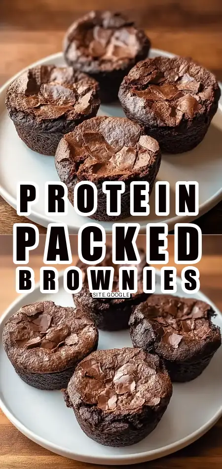 Pinterest pin (Design 1) for Snack Smarter — High Protein Brownie Bites That Feel Like Dessert