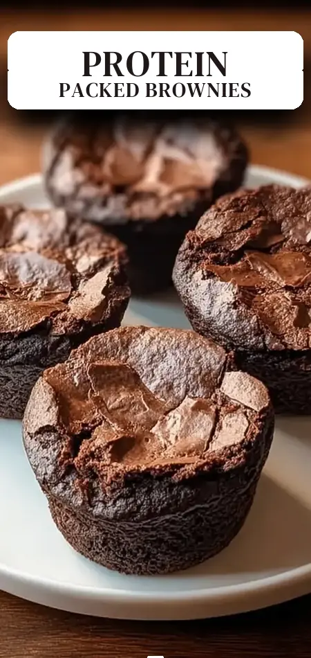 Pinterest pin (Design 2) for Snack Smarter — High Protein Brownie Bites That Feel Like Dessert