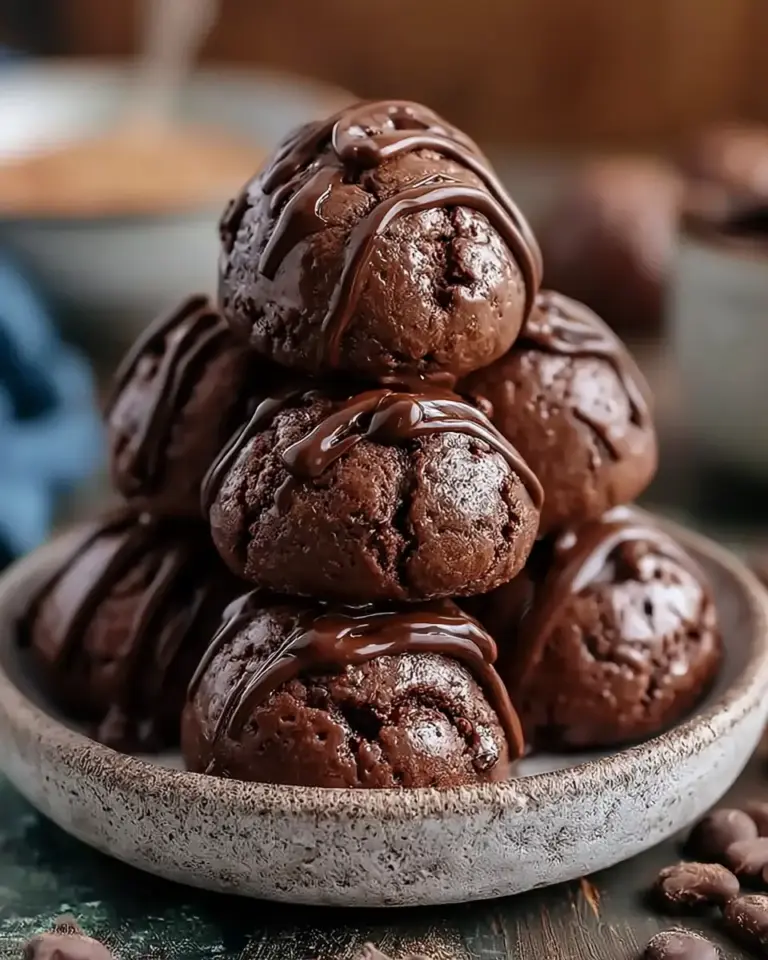 A delicious plate of Ultimate No-Bake Cottage Cheese Brownie Batter Protein Bites