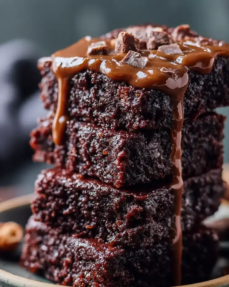A delicious plate of easy protein brownies recipe